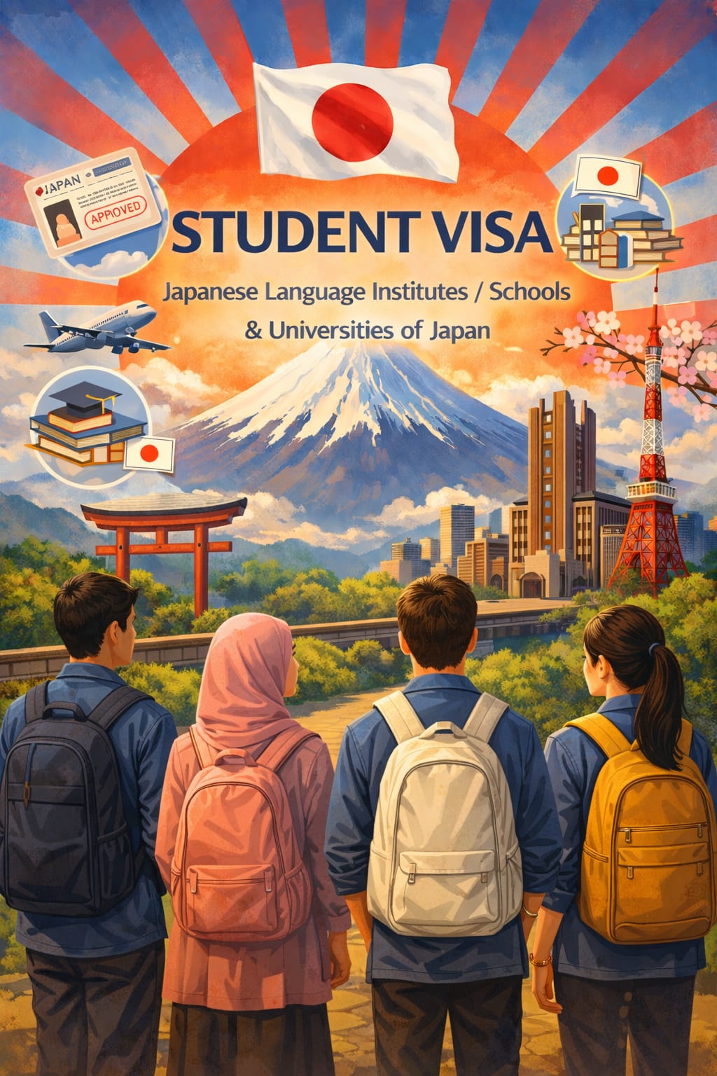 Studying at a Japanese Language Institute/School under Student Visa